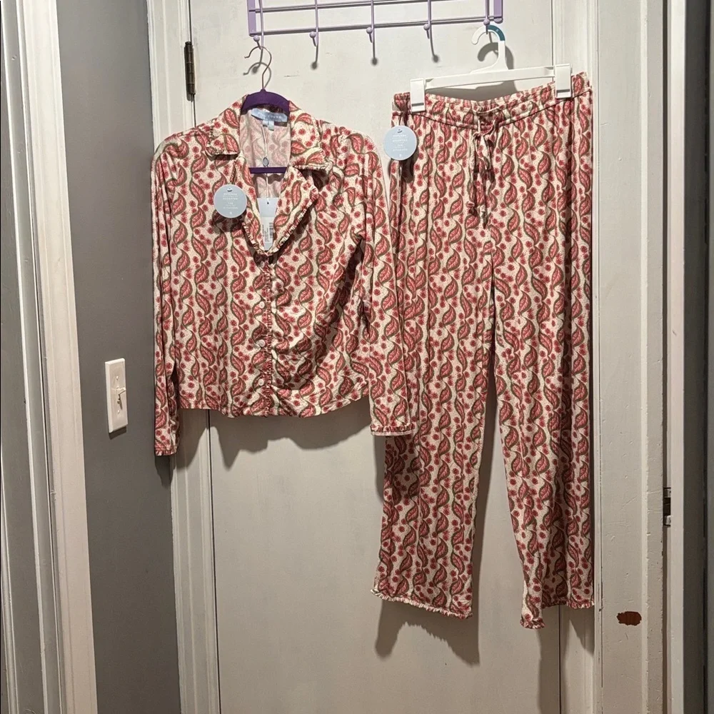 New NWT HILL HOUSE Eleni pajama set